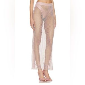 LPA Bibiana Liquid Shine Maxi Skirt